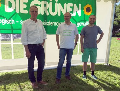 Stefan Wenzel , Jochen Hake ( Bürgermeisterkandidat), Claas Goldenstein