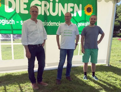 Stefan Wenzel , Jochen Hake ( Bürgermeisterkandidat), Claas Goldenstein