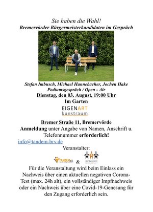 Einladung Bürgermeistergespräch